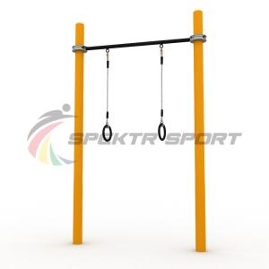 Купить Турник классический для занятий Воркаут с кольцами SP WRK-07 + Rings_76mm в Артёме 