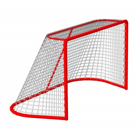 Купить Сетка хоккейная на ворота 1,22мх1,83мх0,5мх1,15м, нить 3,5 мм, узловая в Артёме 