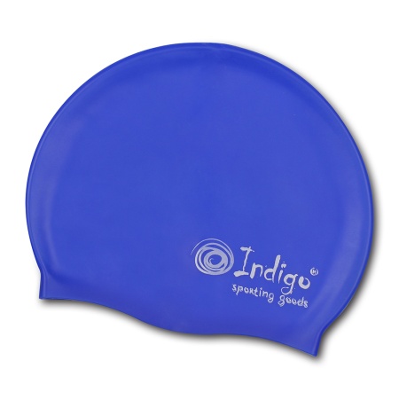 Купить Шапочка для плавания силиконовая Indigo однотонная  в Артёме 